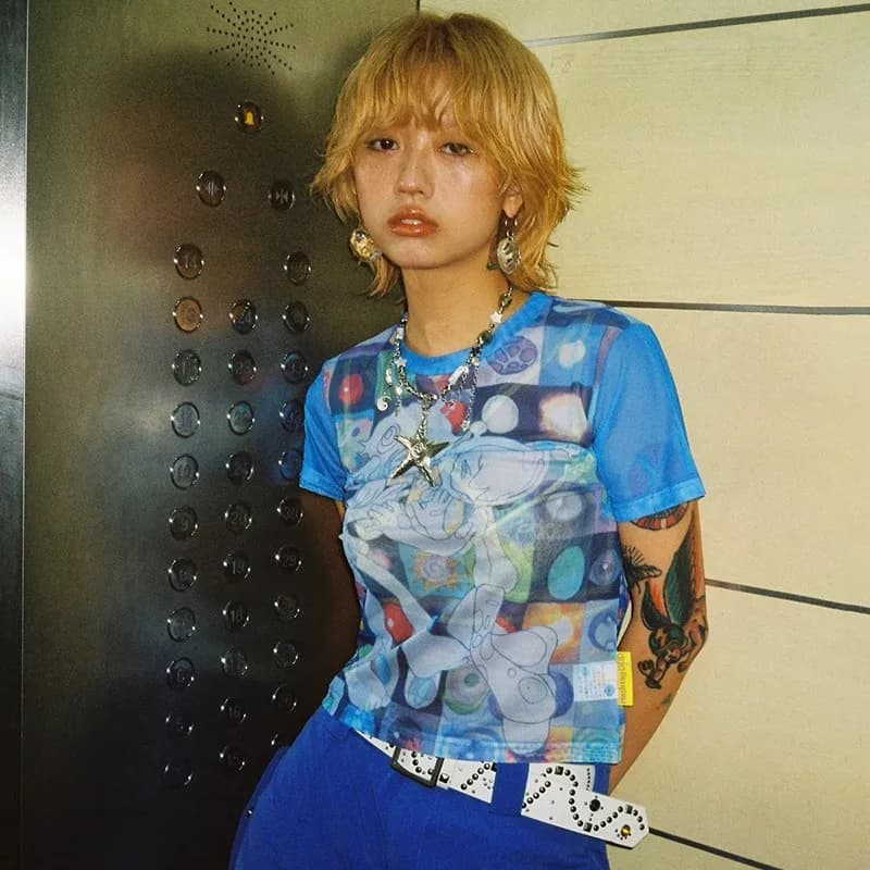 Karrram japonais Y2k Anime imprimé T-shirt 2000s Harajuku manches courtes haut en maille Vintage est