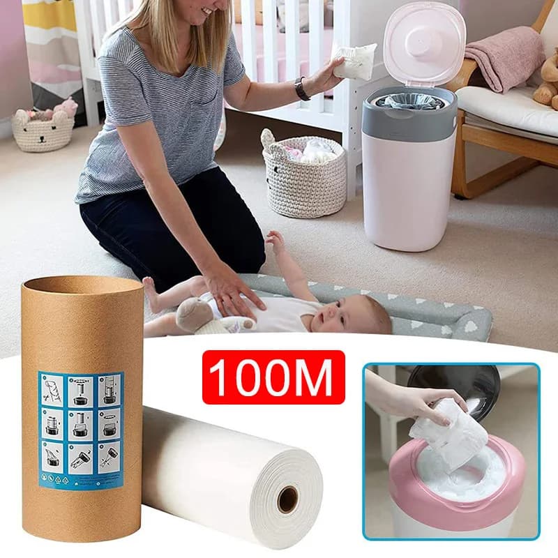 Sacs de recharge pour nourrissons, sac poubelle pour seau à couches, compatible avec Tommee Tippee e