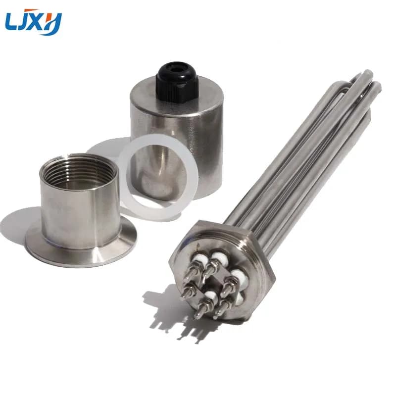 LJXH-Chauffe-eau en acier inoxydable 220, Chr40, 47mm, 152, 380V, 304 V, 3KW, 4,5 KW, 6KW, 9KW, 12KW