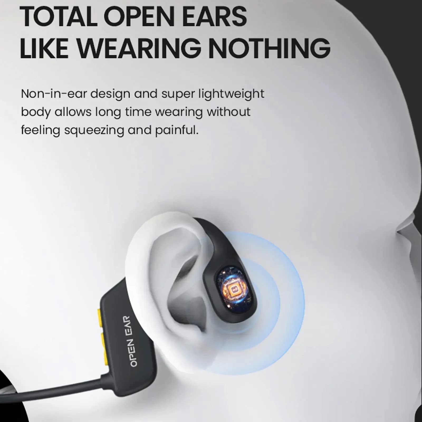 PARAMITA 8GB stockage natation casque IP68 étanche Conduction osseuse casque oreille ouverte sans fi