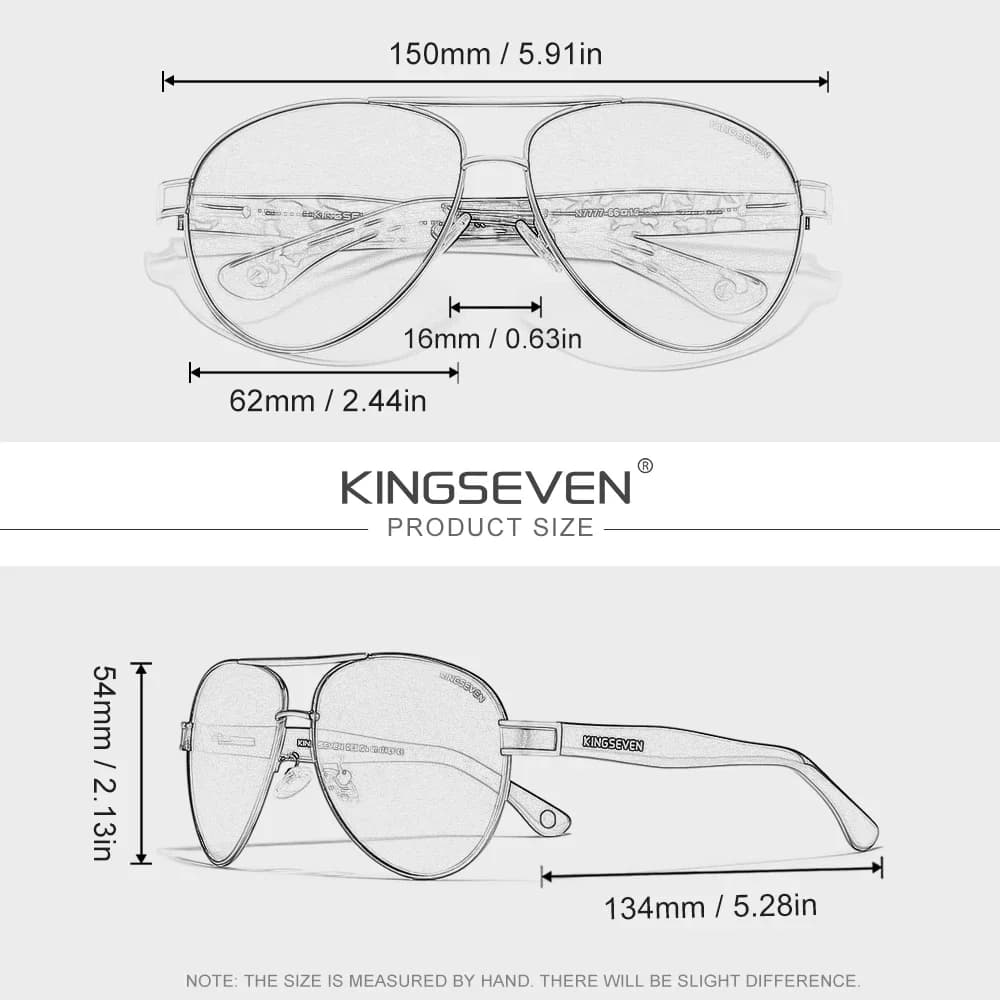 KINGSEVEN rétro mâle lunettes de soleil hommes Piltot lunettes de protection en plein air conduite c