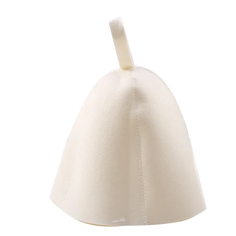Protection de tête en feutre, bain Anti-chaleur, taille libre, bonnet de douche de Style russe, chap