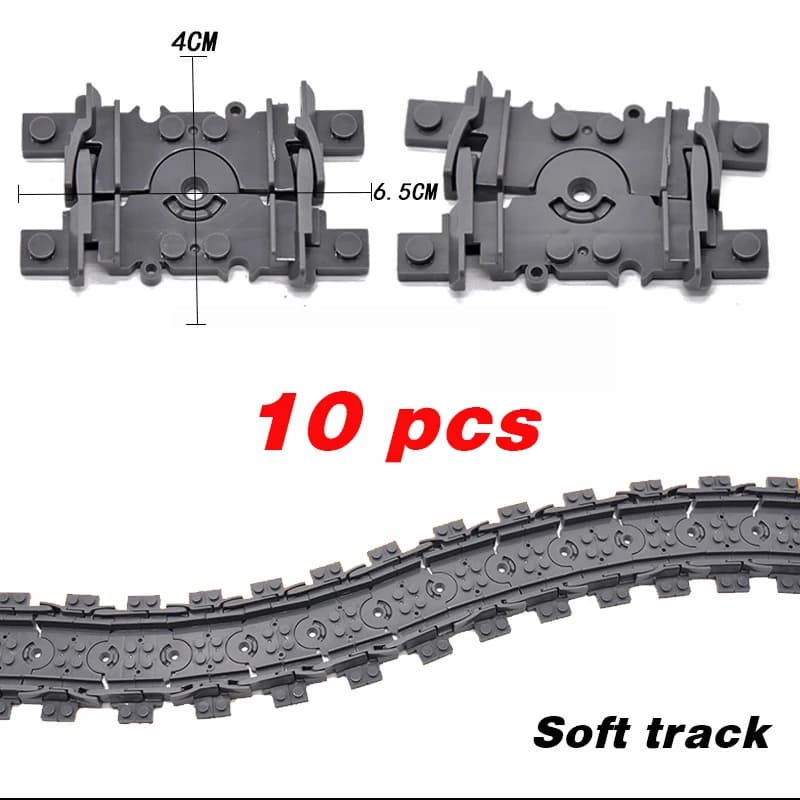 R64.Switch-Train urbain flexible, voies souples, droites et incurvées, construction de nuits, modèle