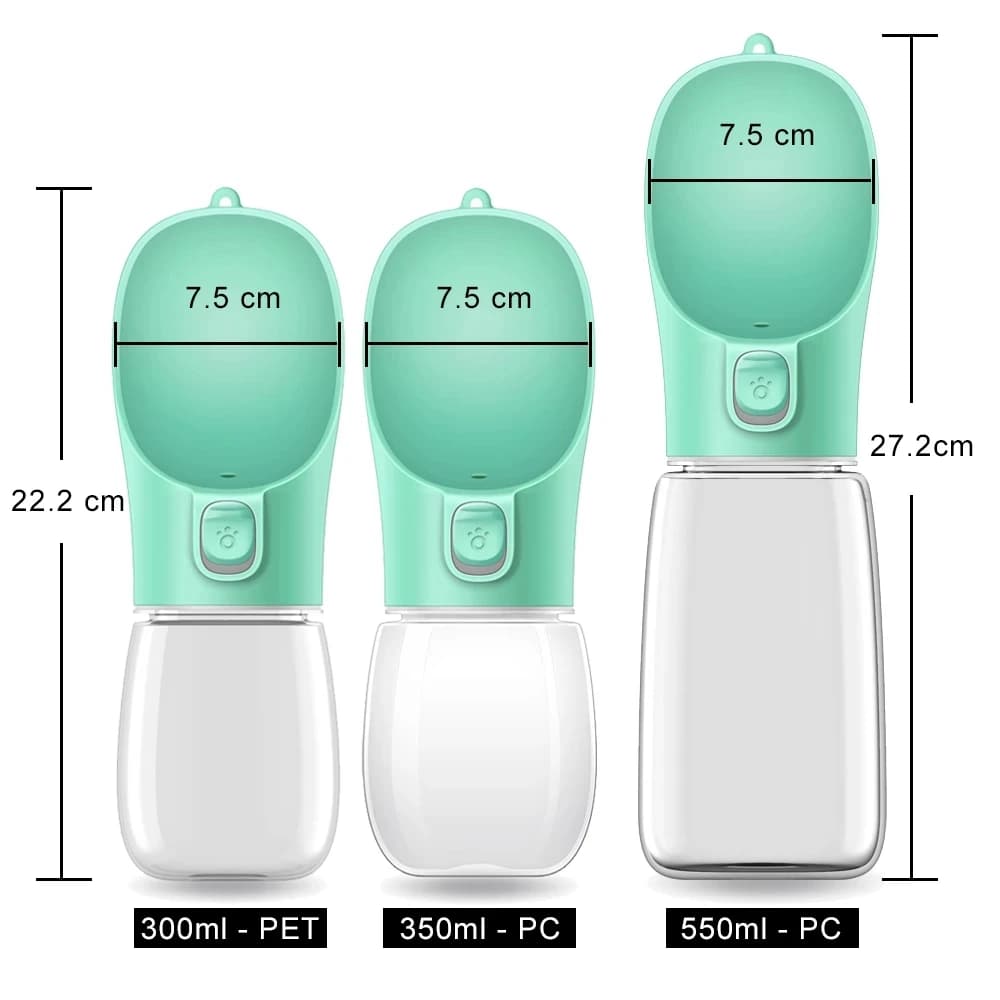 Bouteille d'eau Portable pour chien, pour petits et grands chiens, chat, extérieur, étanche, bols à 
