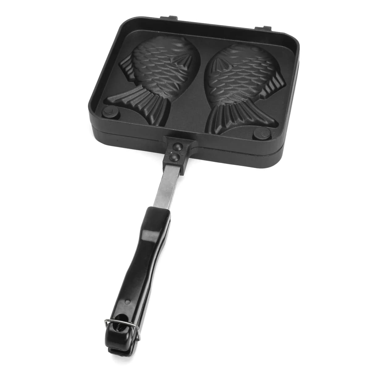 Cuisine japonaise Taiyaki Double poisson en forme de Dessert chaud gaufre gâteau fabricant casserole
