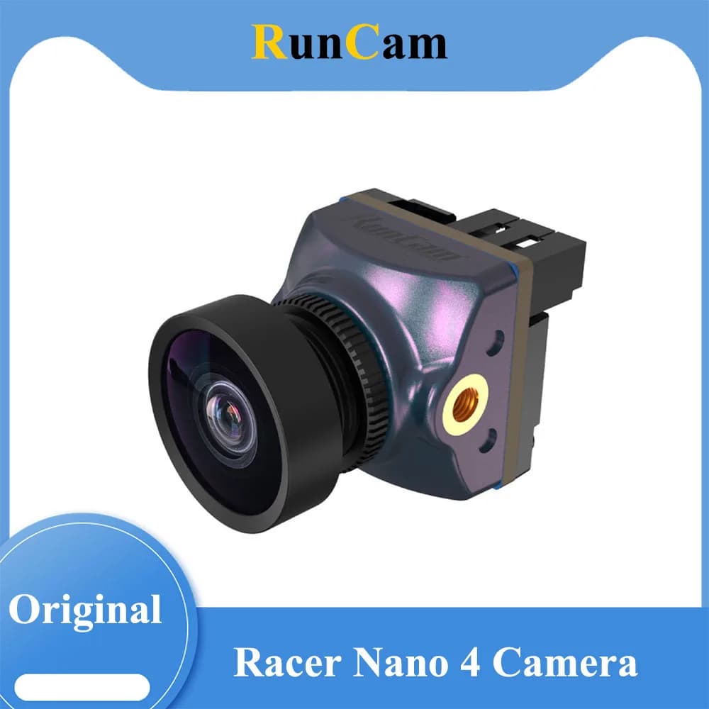 Caméra FPV RunCam Racer Nano 4 1200TVL Super WDR avec capteur CMOS, éclairage LED étanche, mode pist