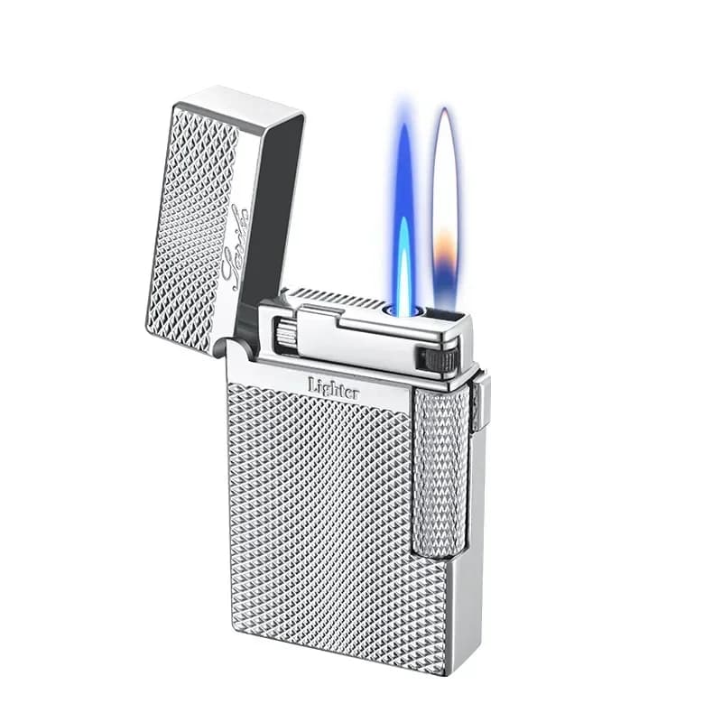 Briquet à gaz en métal coupe-vent, briquet inhabituel, allume-cigare, accessoire pour fumer, Gadgets