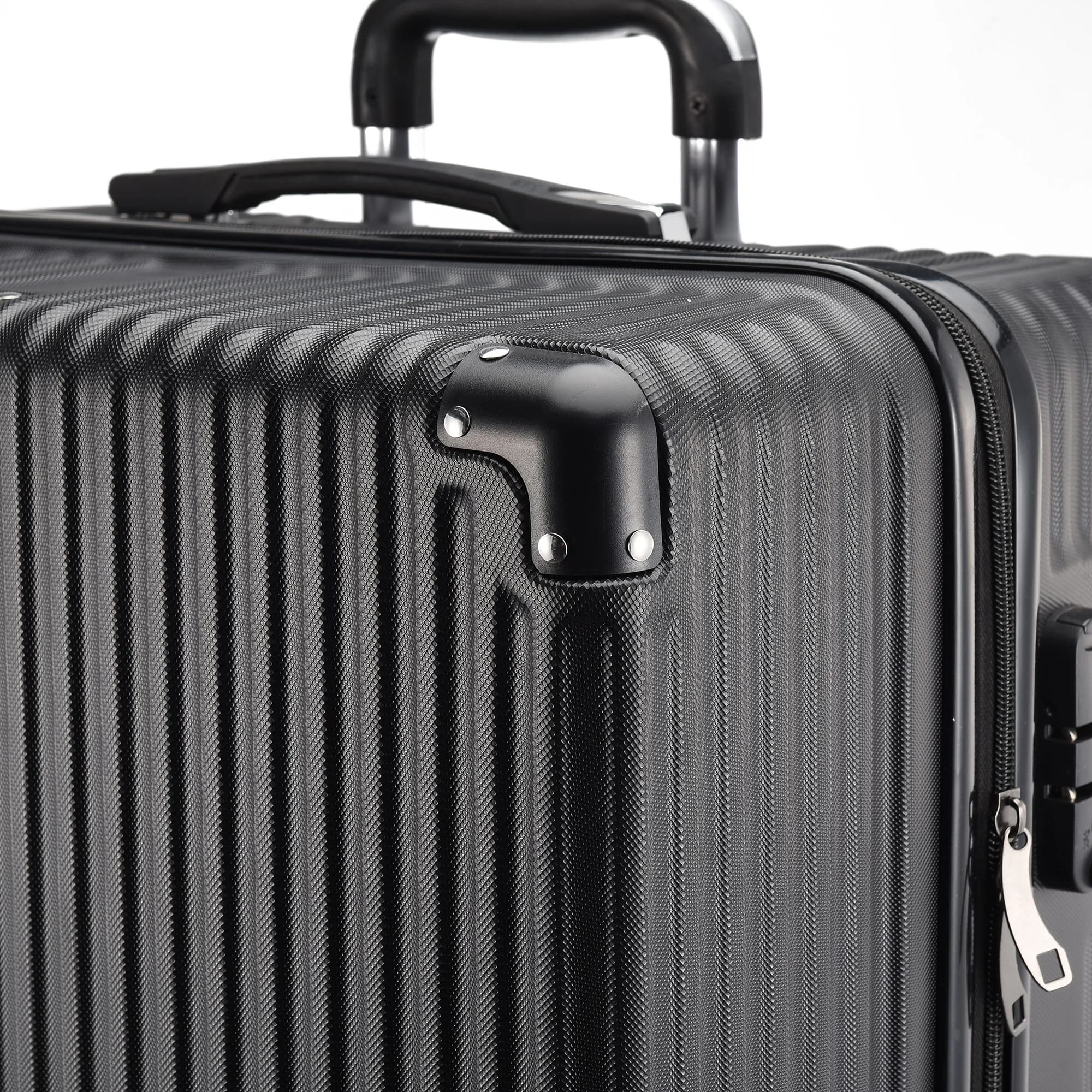 Ensemble de valises Lazyspace 3 pièces, valise de voyage avec roulettes et serrure, ensembles de bag