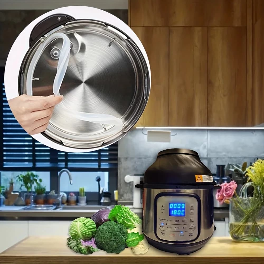 1 morceau d'étanchéité en silicone de qualité alimentaire pour pot instantané - bague d'étanchéité e