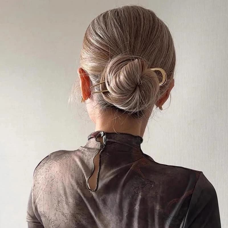Nouvelles fourchettes à cheveux simples en forme de U, épingle à cheveux en métal, pinces à cheveux 