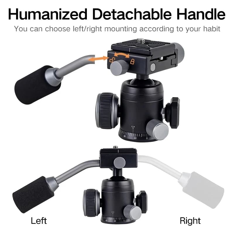 XILETU-Mini trépied professionnel FM5C2, support portable avec rotule de détermination pour appareil
