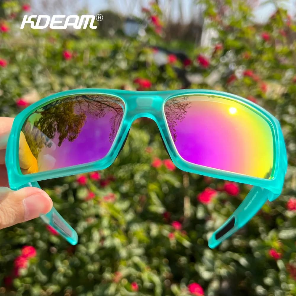 KDEAM mode lunettes de soleil polarisées hommes femmes lunettes de Sport en plein air plage pêche vo
