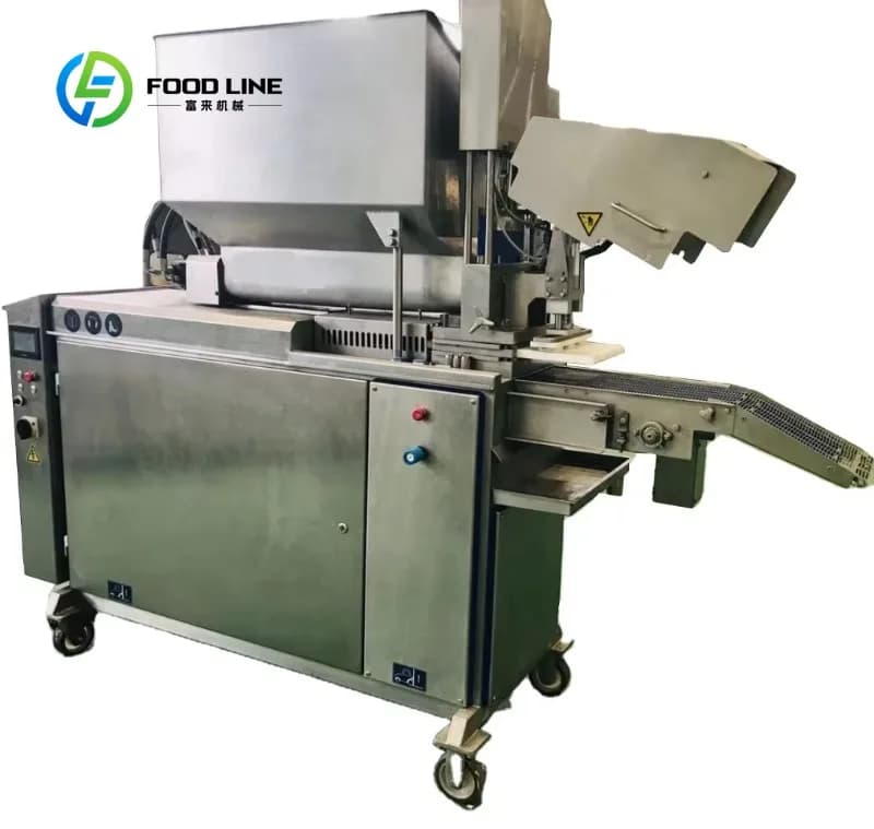 Ligne de formage automatique sur mesure, machine à former des nuggets de poulet, machine à former de