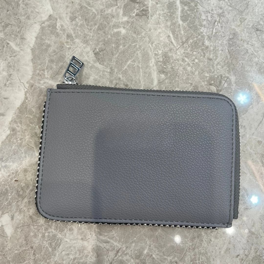 Porte-cartes multifonctionnel de luxe léger français, style rétro, orné de strass, élégant et tendan
