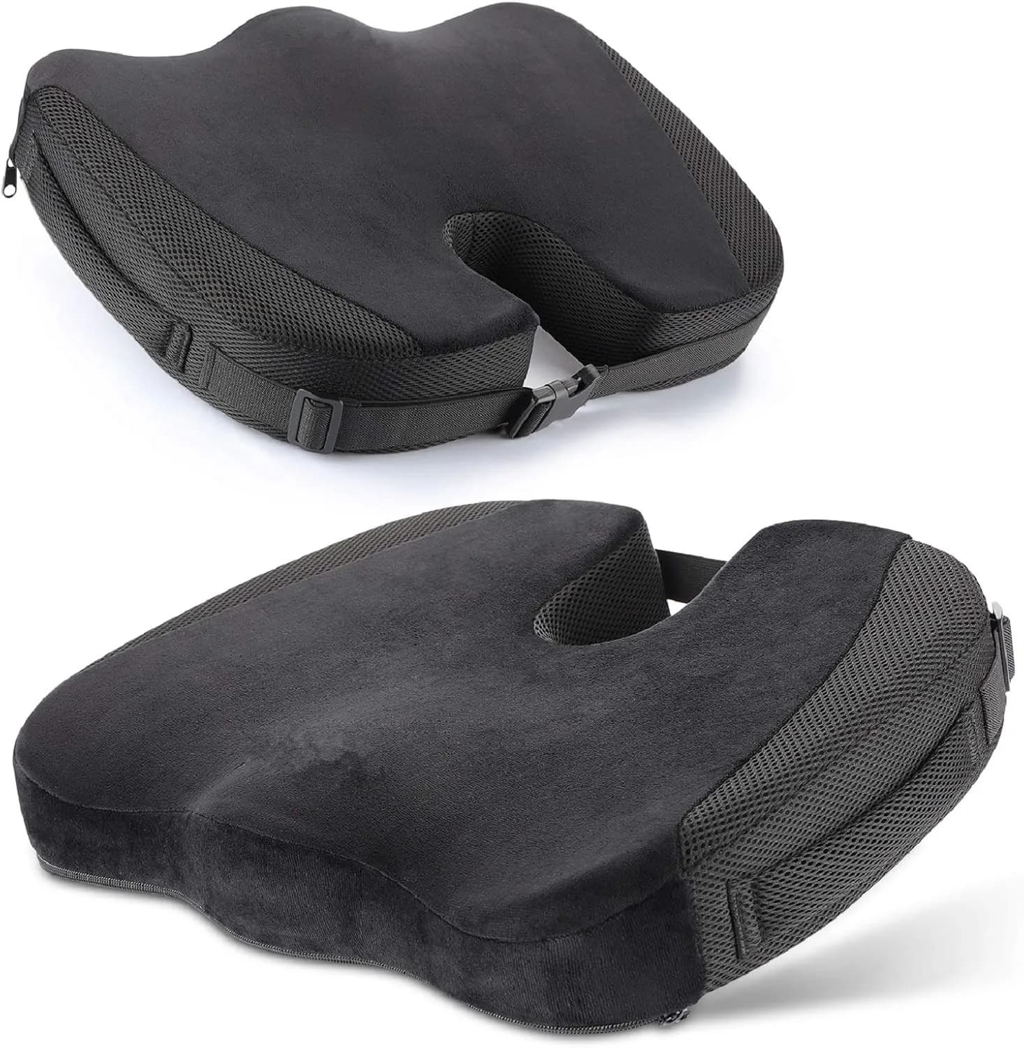 Coussin de siège en mousse à mémoire de forme pour CÔTÉ cyx, oreiller en forme de U pour chaise, cou