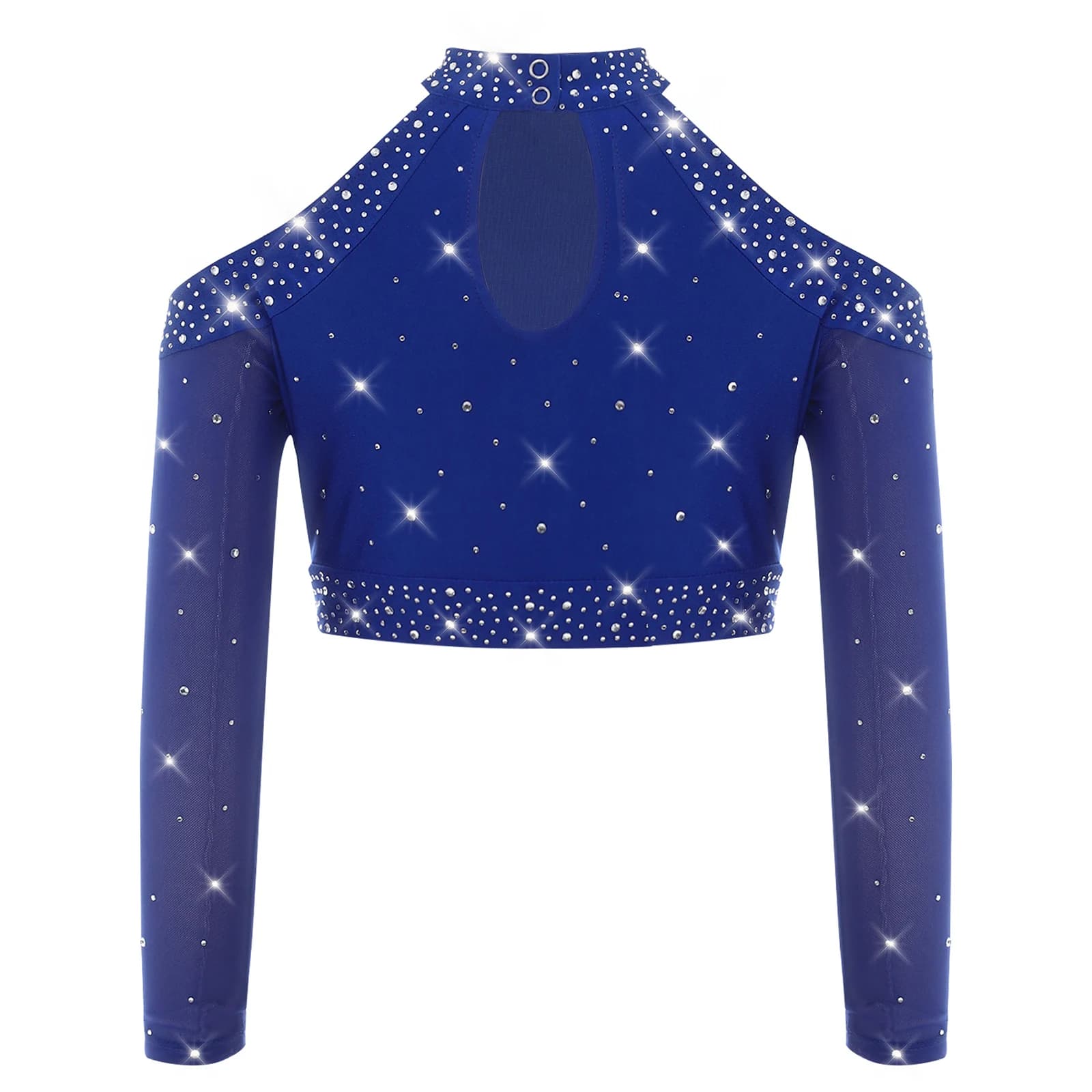 T-shirts pour enfants tendance, streetwear, hauts à paillettes brillantes, costumes de danse jazz et