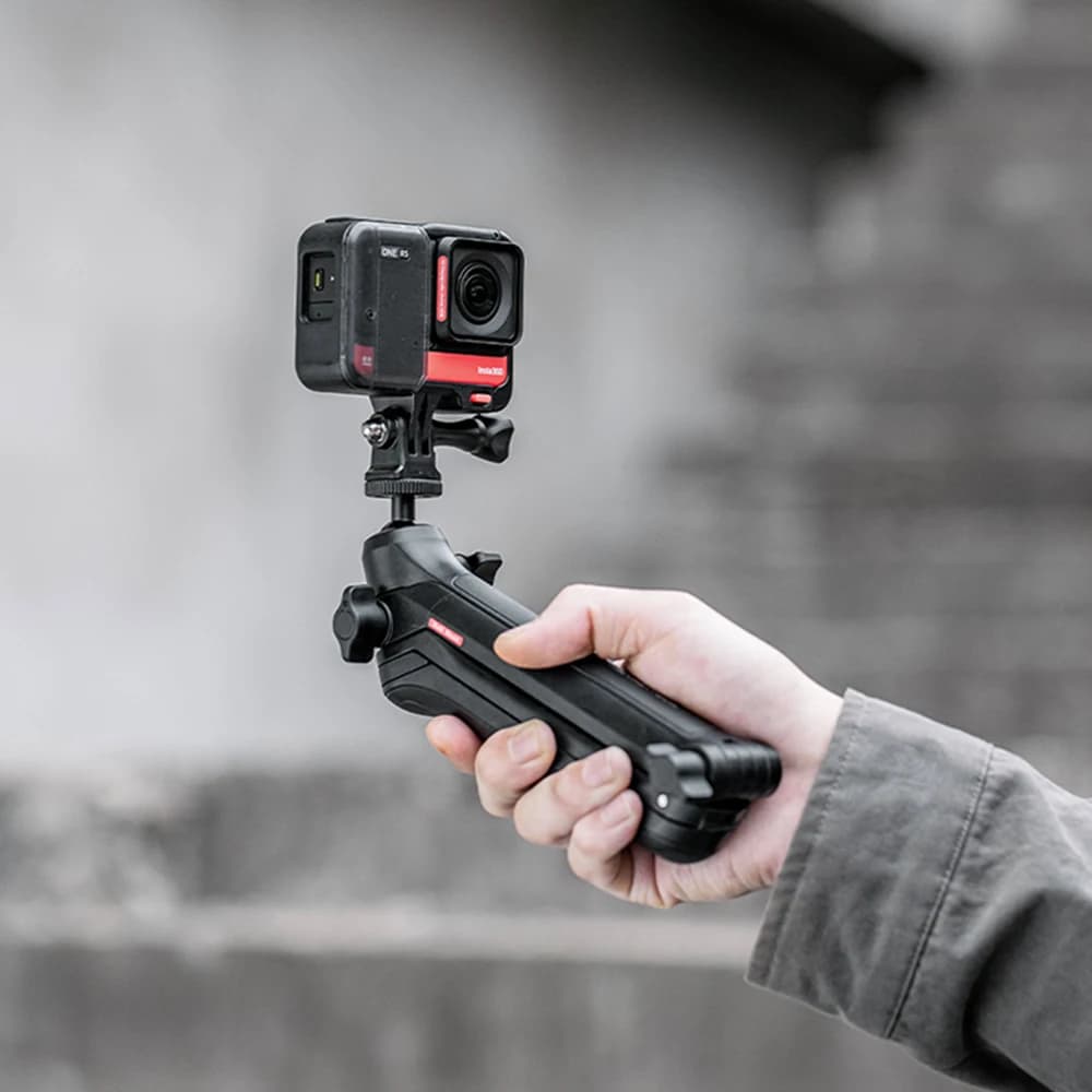 IcalYTECH-Mantispod Z Selfie Stick avec poignée, trépied à 3 voies, Vlogger vidéo, étanche, OSMO Act