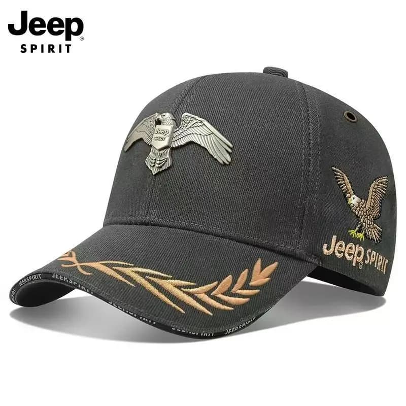 JEEP Jeep Casquette de baseball pour hommes, chapeau de protection solaire nouveau style, chapeau de