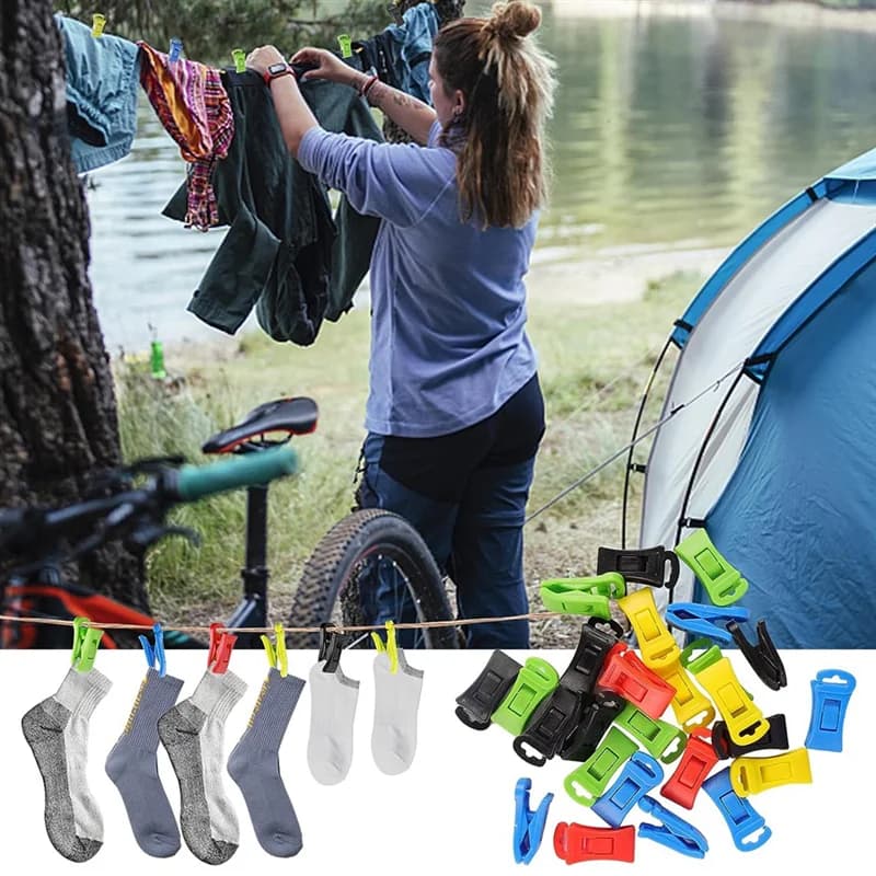 60 pinces à chaussettes pour machine à laver et sèche-linge, pinces à chaussettes avec crochets, por