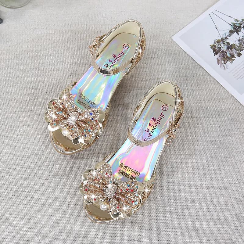 5 couleurs enfants princesse sandales enfants filles chaussures de mariage talons hauts chaussures h