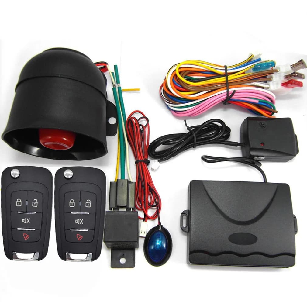 Protection d'alarme antivol automatique pour voiture, 2 serrures de porte télécommandées avec faisce