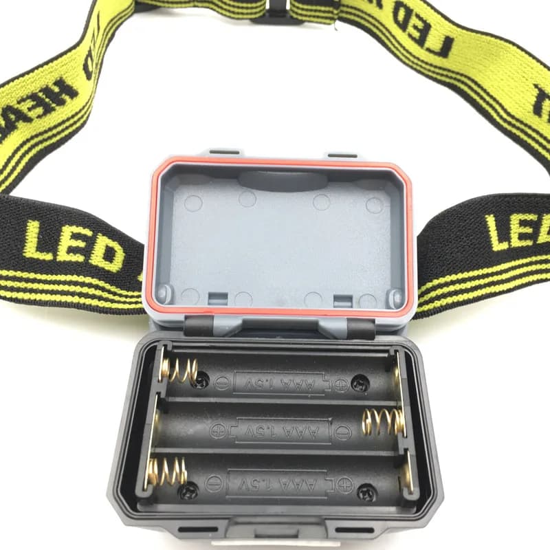 Zk20 LED phare tête vélo lampe lumière infrarouge Ray Mini étanche 600Lm 4 Modes R3 + 2 LED 3xAAA ph