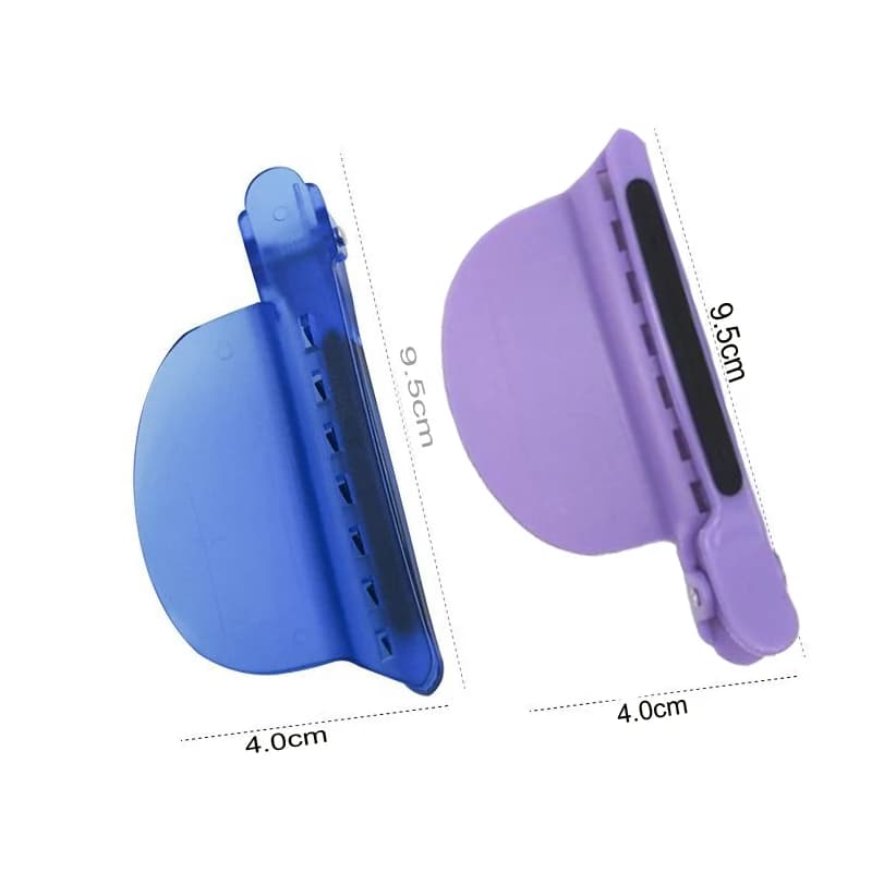Clips de séparation faciles/vitesse, Clips de séparation de couleur bleue pour Extension de cheveux