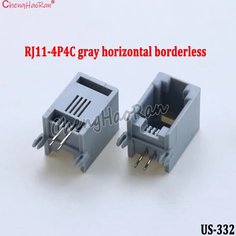 Connecteur de prise téléphonique RJ45 RJ12 RJ11, 2 pièces, 4P4C 6P2C 6P4C 6P6C 8P8C, prise femelle, 