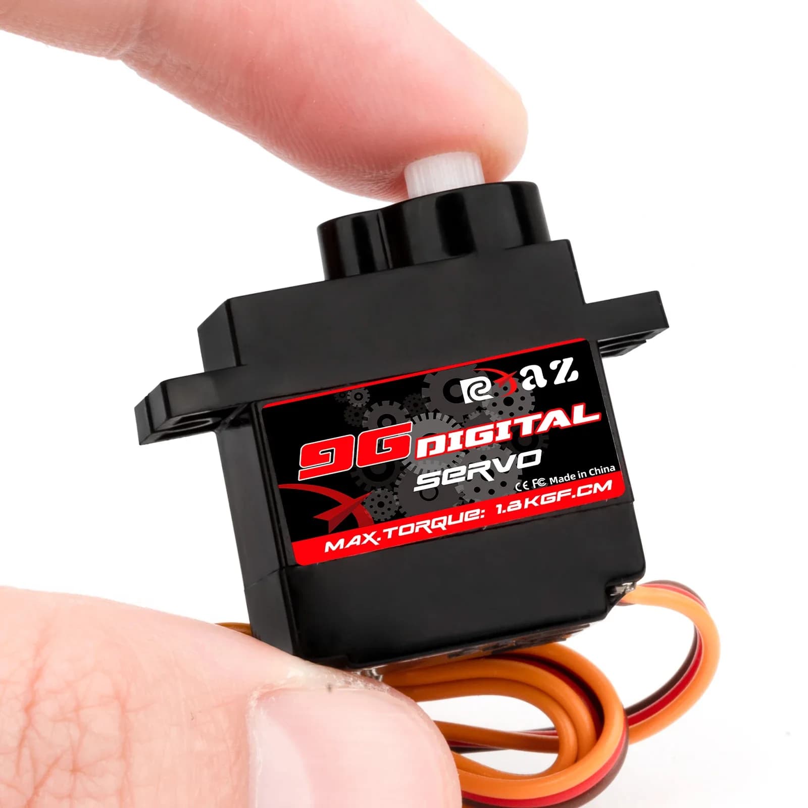 RCXAZ-Servomoteur Numérique pour Avion, Robot, Voiture, Bateau, Conduit, 9g, Plastique, Fer, Cuivre,