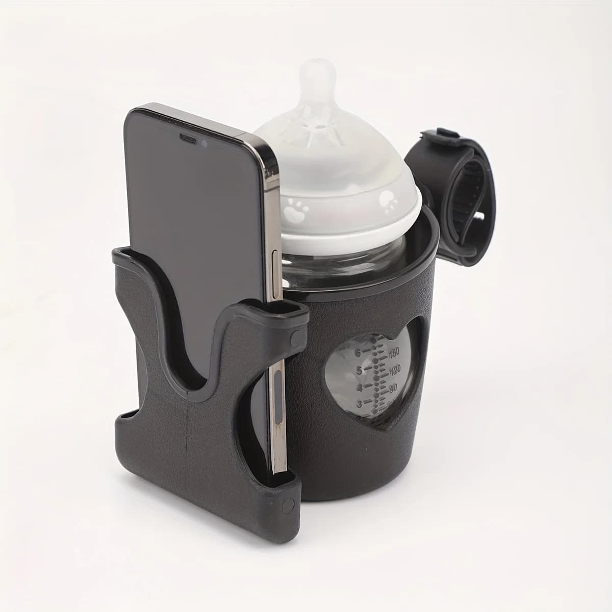 Porte-gobelet d'eau pour poussette de bébé, avec téléphone portable, porte-bouteille, caricycle élec