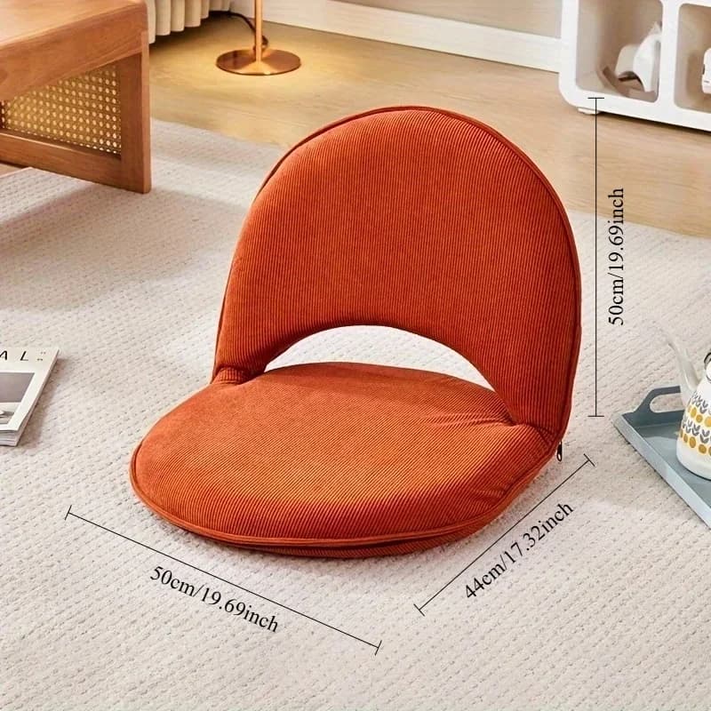 Chaise à dossier Tatami, chaise pliable pour chambre à coucher, petit canapé simple pour dortoir, pe