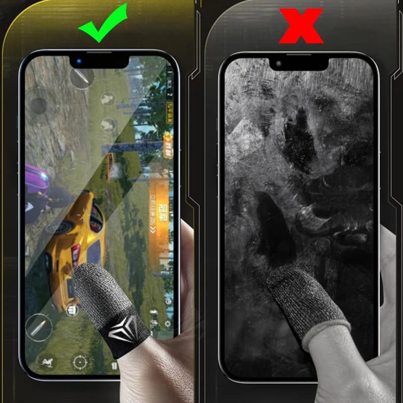 Gants de doigts pour joueurs, Slim, Portable, léger, avec étui de rangement, résistant à l'usure