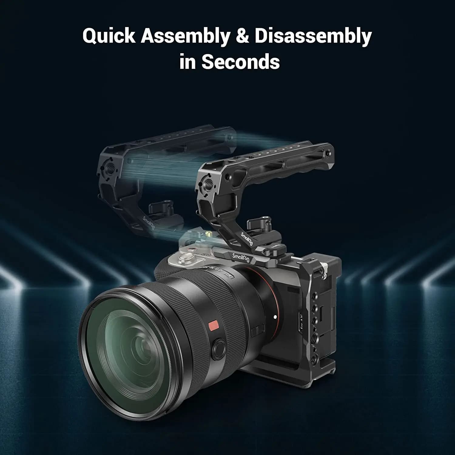 SmallRig-Poignée TRANTop à dégagement rapide pour Sony, appareil photo reflex numérique, sabot froid