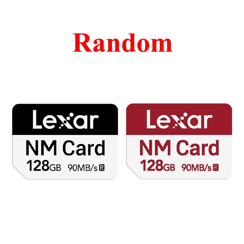 100% carte d'origine Lexar NM 256GB 128GB carte mémoire vitesse de lecture jusqu'à 90 mo/s Nano Micr