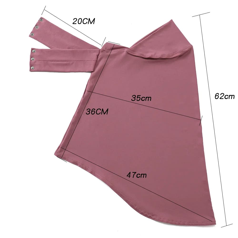 Hijab pour femmes musulmanes, casquette, couverture complète, fermeture à pression, foulard, Turban 
