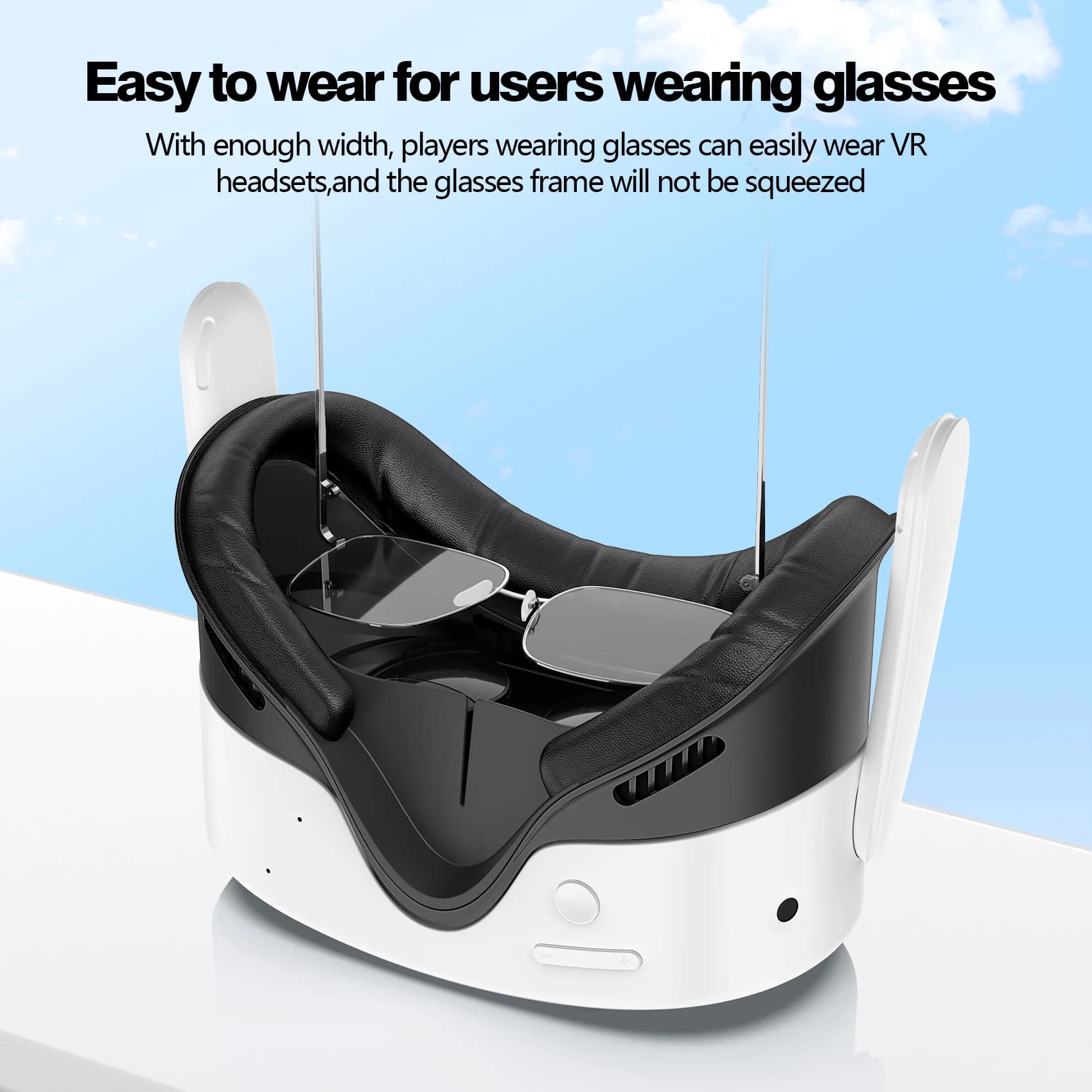 HUADAI – coussin facial design Compatible avec Meta Quest 2/3/3S, accessoires, Interface faciale, mo
