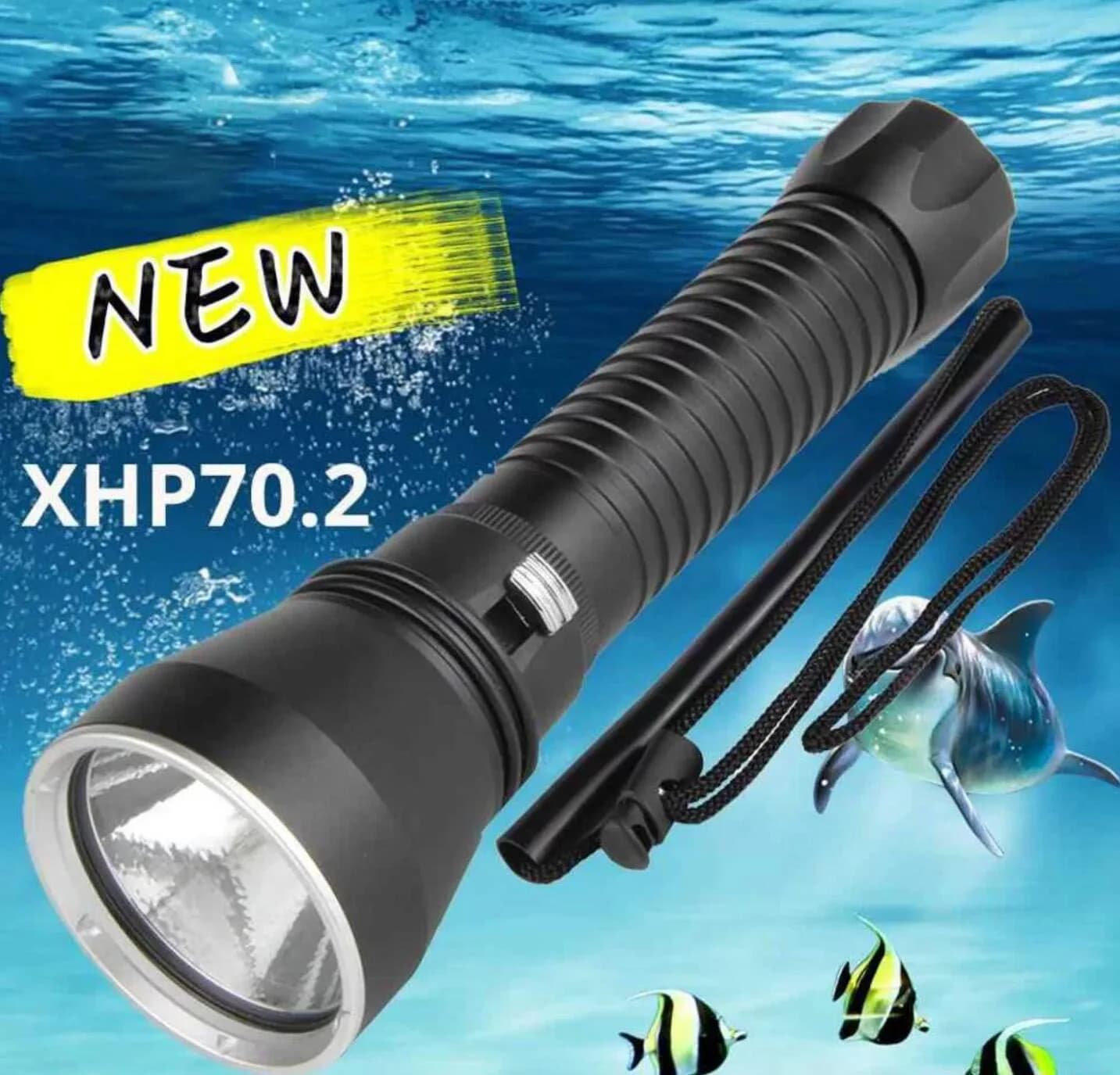 Lampe de poche sous-marine professionnelle à LED, chasse sous-marine, chasse sous-marine, chasse sou