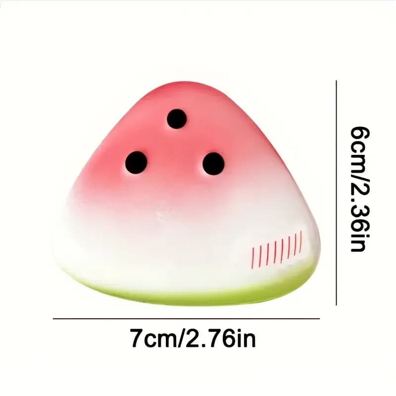 Jouet de décompression de pastèque Squishy Anti-stress, peau de glace douce, décompression à rebond 