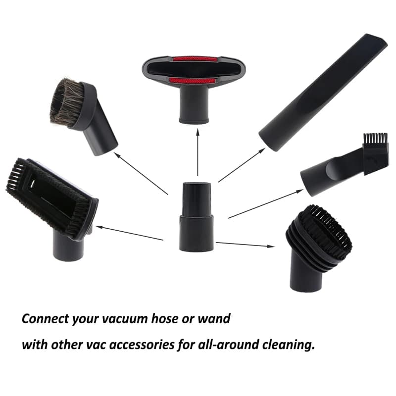 Buse de brosse d'aspirateur universelle 32 et 35mm, outil de nettoyage de tête de brosse, longue têt