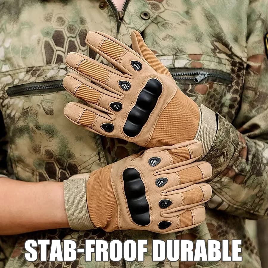 Gants tactiques, doigt complet, toutes saisons, plein air, alpinisme, sport, fitness, écran tactile,