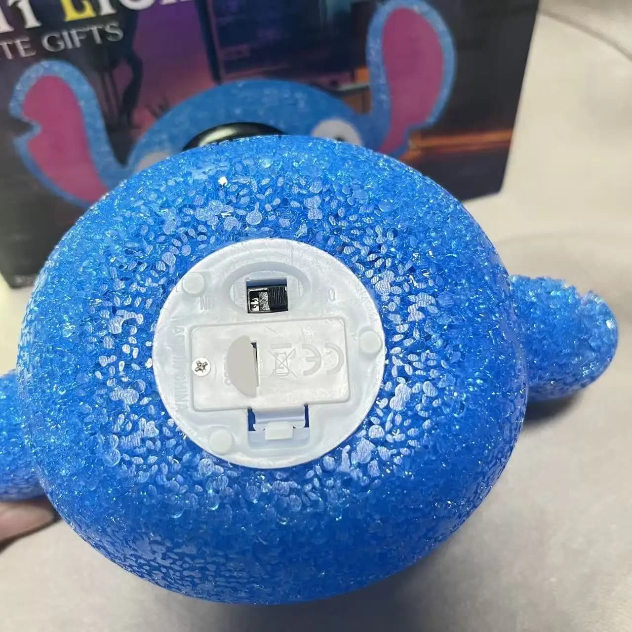 Lampe de nuit à projection de particules Lilo & Stitch, dessin animé Lilo et Stitch, lampe de lectur