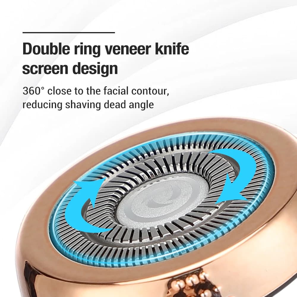 Mini rasoir électrique lavable de voyage, Capsule de chargement de Type c, coupe des poils du nez, f