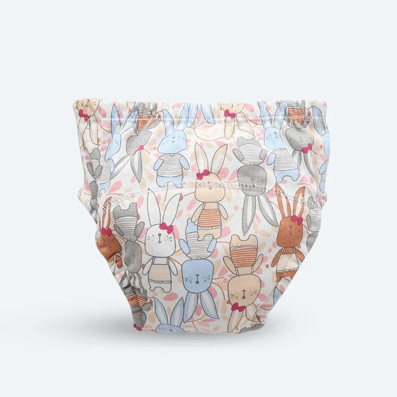 Couches imperméables réutilisables en coton doux pour bébé, shorts de pipi, pantalons d'entraînement