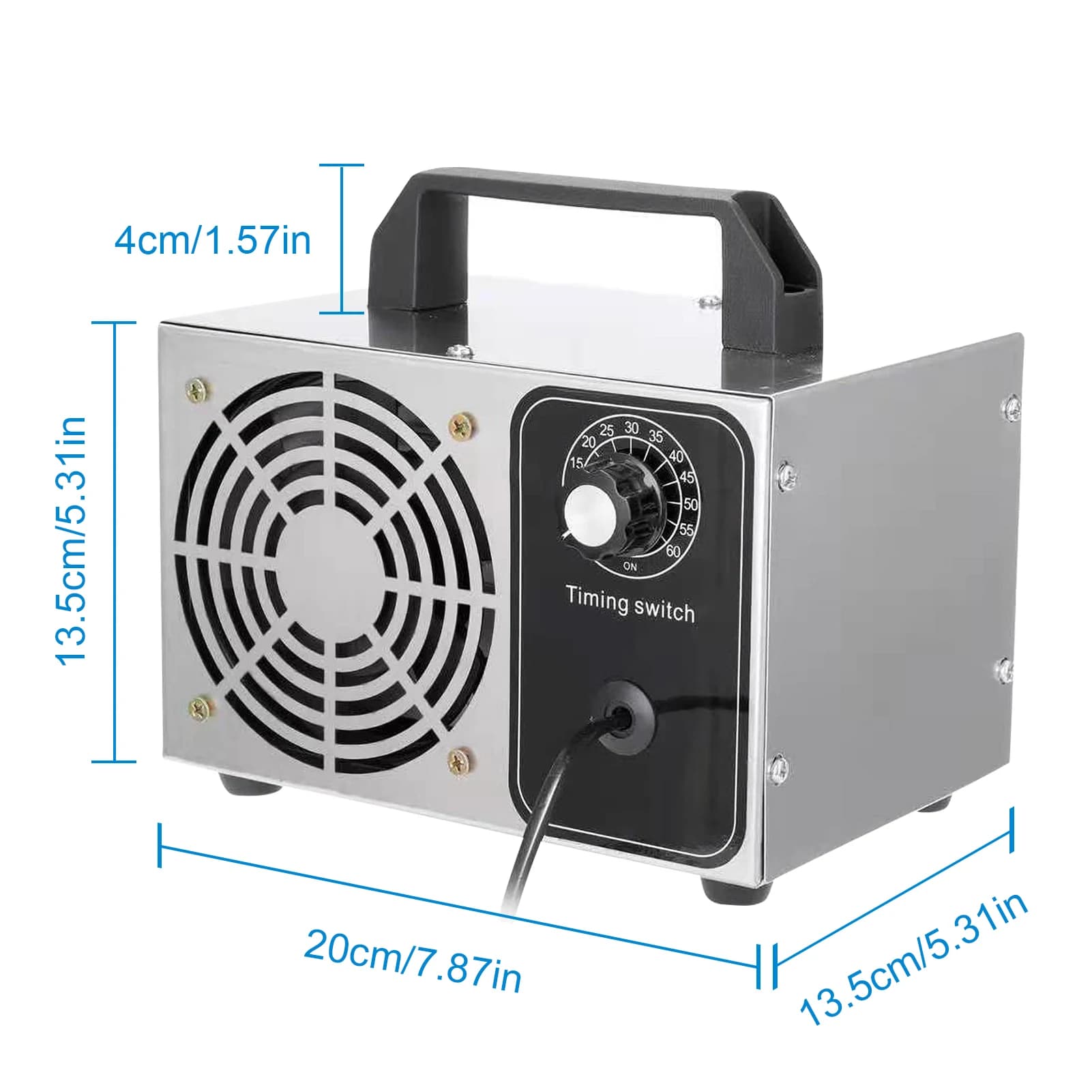 Générateur d'ozone 32 g/h, Machine à l'ozone, purificateur d'air O3, désodorisant pour la maison, la