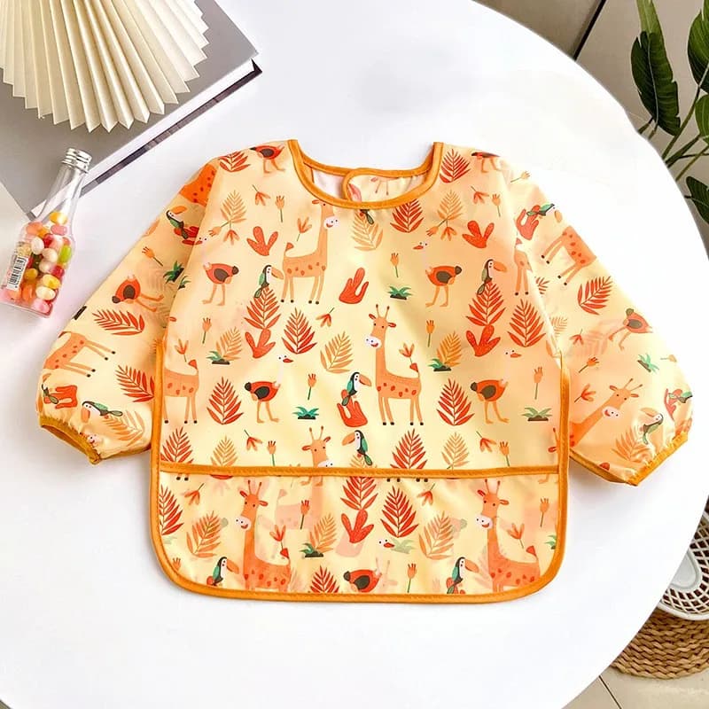 Bavoirs pour bébés de 0 à 3 ans, mignon, coloré, dessin animé, imperméable, pour manger, enfants, de
