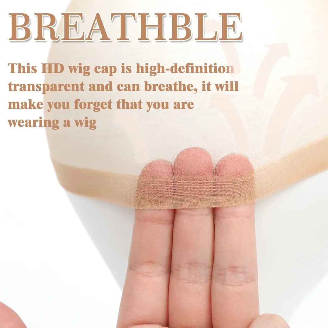 Bonnet de perruque HD pour femmes, bonnet de bas extensible Ultra-fin Invisible pour perruques Lace 