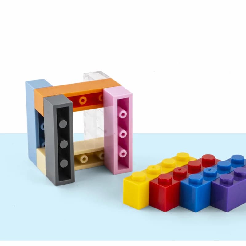 Blocs de construction en briques hautes 1x4, petites particules 100g, 3010 pièces, blocs de bricolag