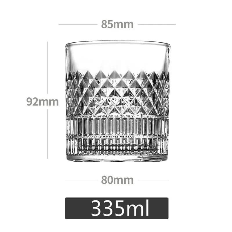 Verre à whisky transparent pour la maison, verre à vin créatif français ou spiritueux, verre à bière