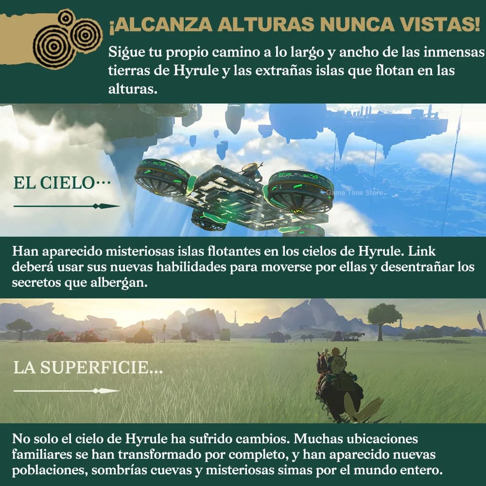 The Legend of Zelda Tears of the Kingdom jeux switch, Deals Game, 100% Original, Petits déjeuners, A