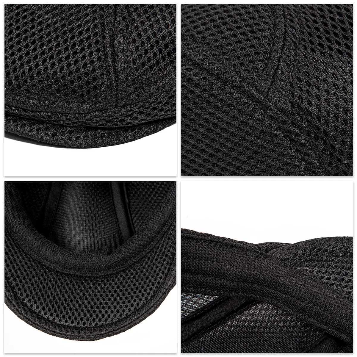 FEINION Bérets en maille respirante pour hommes, chapeaux de soleil rétro, casquettes de peintre, ca